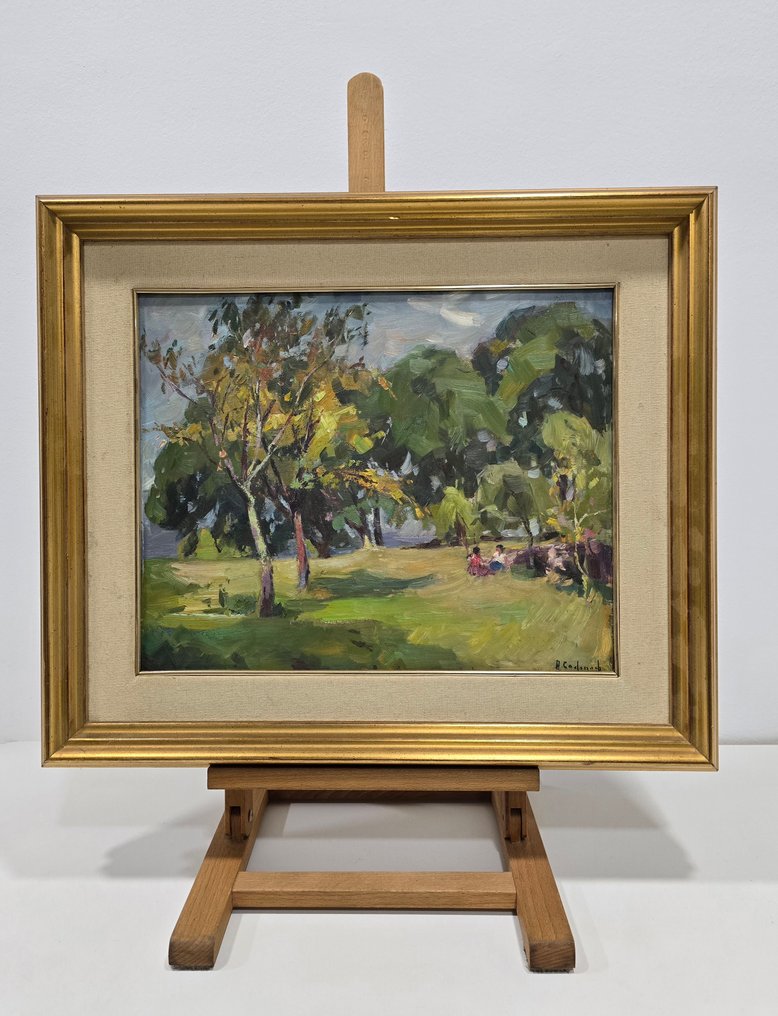 Àngel Codinach Campllonc (1922-1995) - Tarde bajo los árboles #1.0