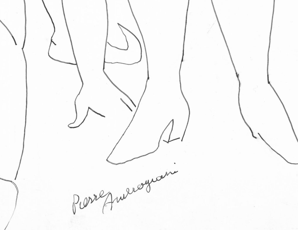 Pierre Ambrogiani (1907-1985) - Personnages, dessin original #4.3