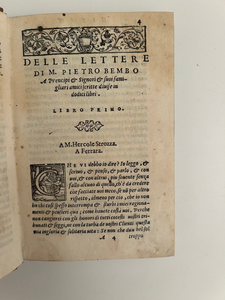Pietro Bembo; Francesco Sansovino - Delle lettere di M. Pietro Bembo - 1564 #4.3
