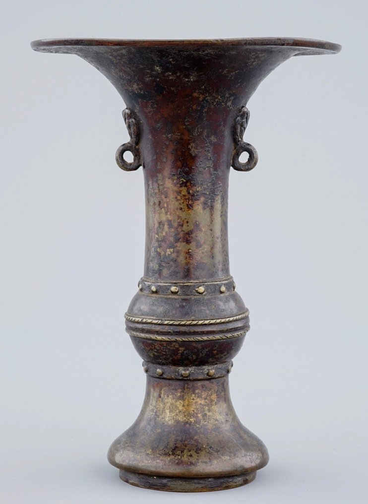 Gu vaas - 青銅色 - 中國 - 清朝（1644-1911） #1.0