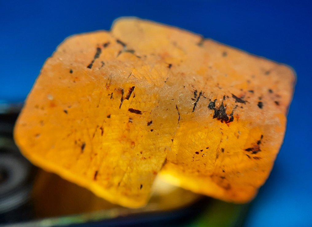 24 καρατίων «RARE» Μεγάλος Ανεπεξέργαστος Φυσικός Κίτρινος Ζαφείρης Τραχύς- 4,8 g #4.3