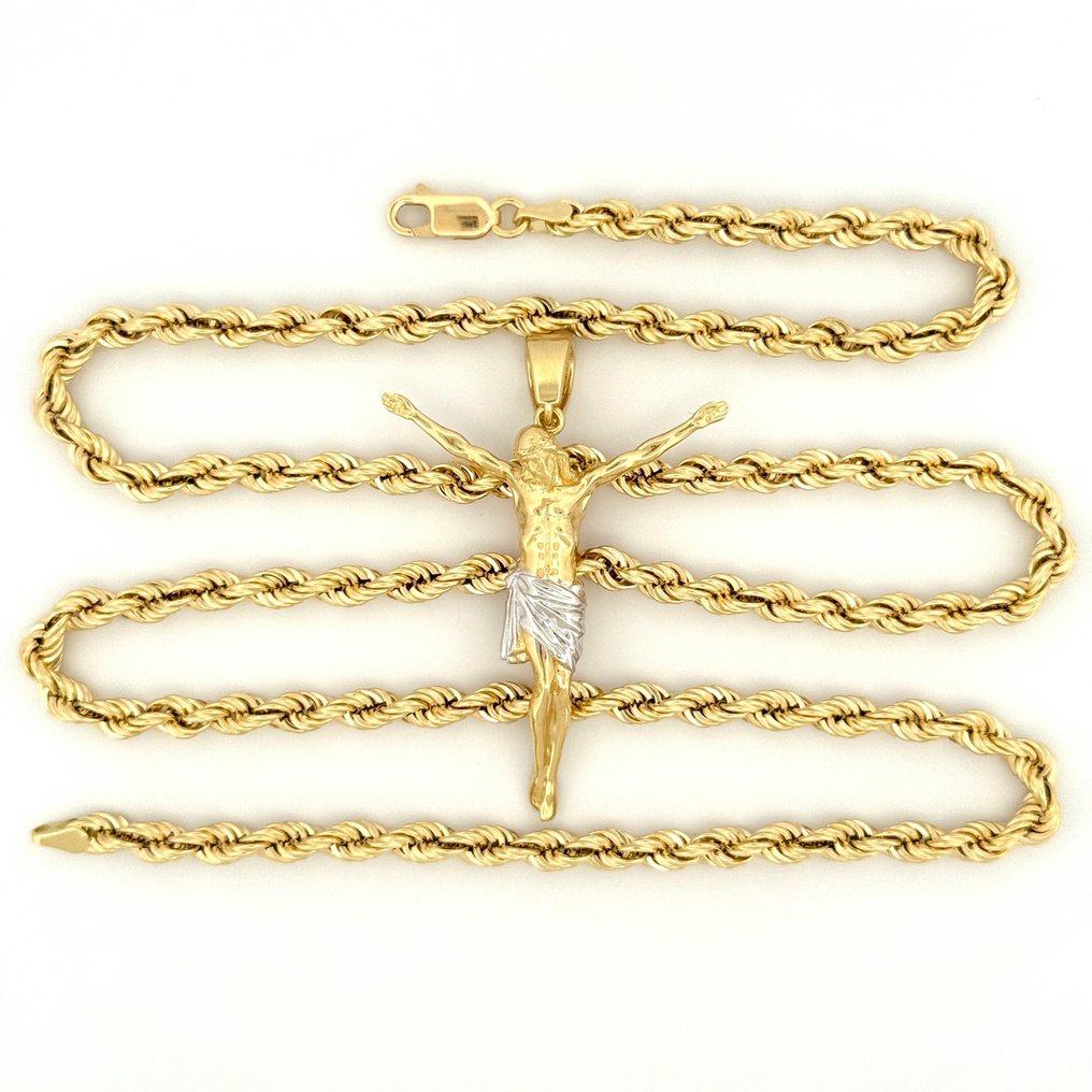 没有保留价 - Handmade - 项链 - 12.1 g - 18K包金 黄金, 白金 #2.1