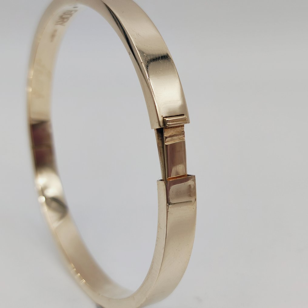 Βραχιόλι - 14 καράτια Ασημί, Κίτρινο χρυσό - FJORY #2.1