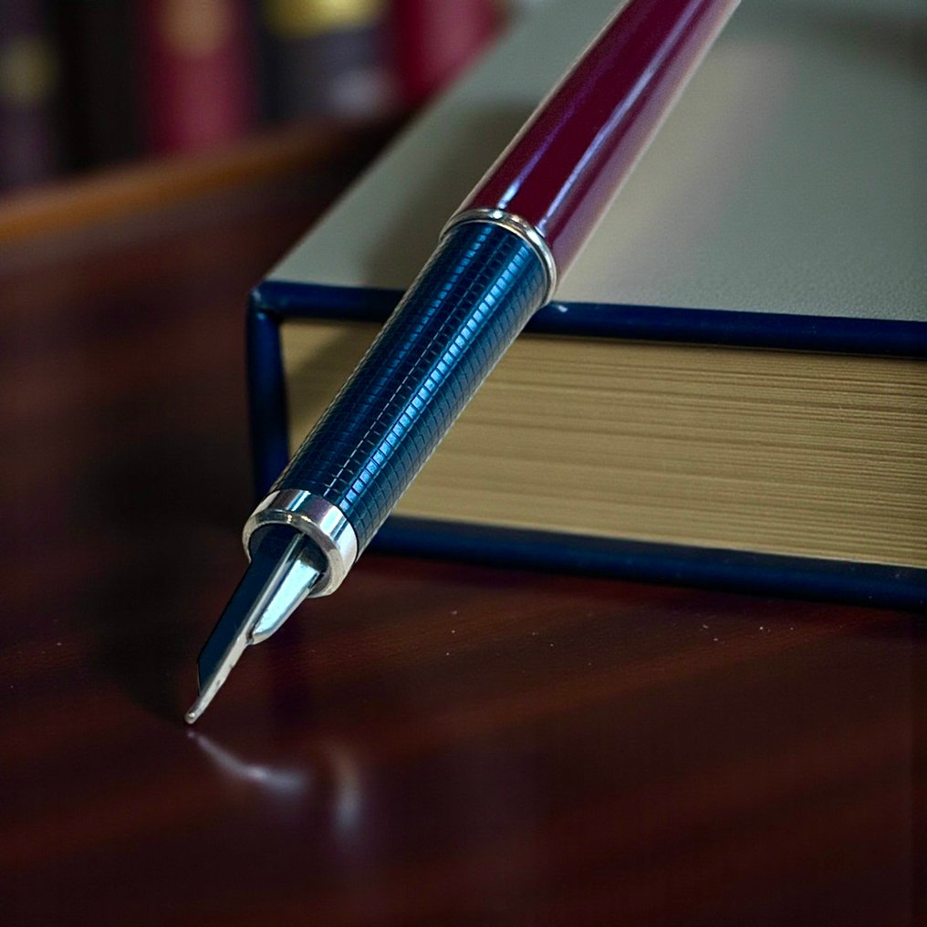Parker - Parker 180 , Burgundy Laque, MADE IN FRANCE - Zonder minimumprijs - Vulpen #2.1