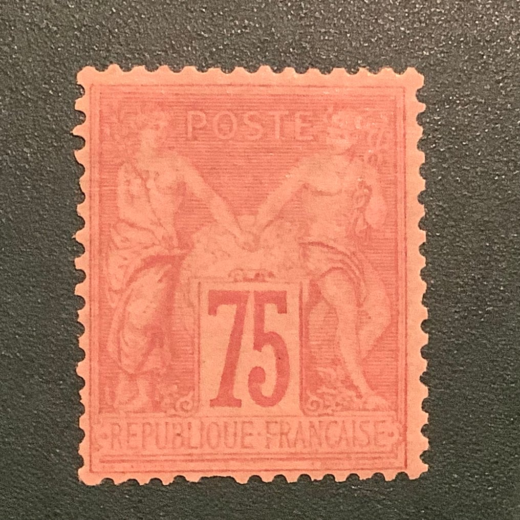 Francia 1876 - 75 cent Sage type I - Yvert 71 #3.2