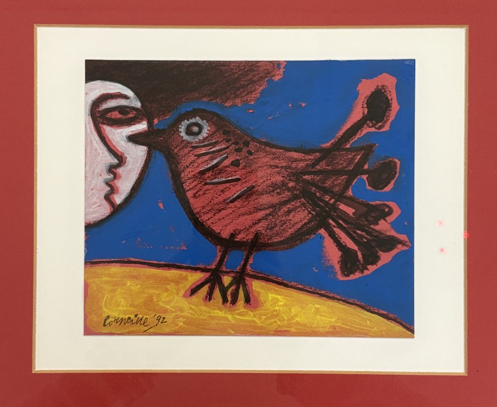 Corneille (1922-2010) - La femme et l’oiseau #3.2