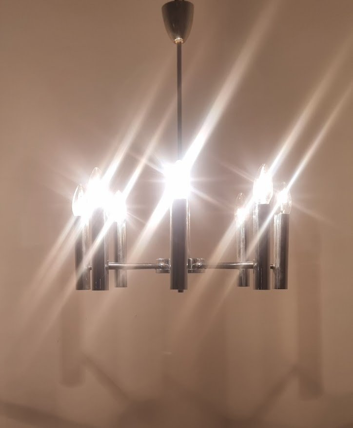 Hanging lamp - Chrome, Metal #1.0