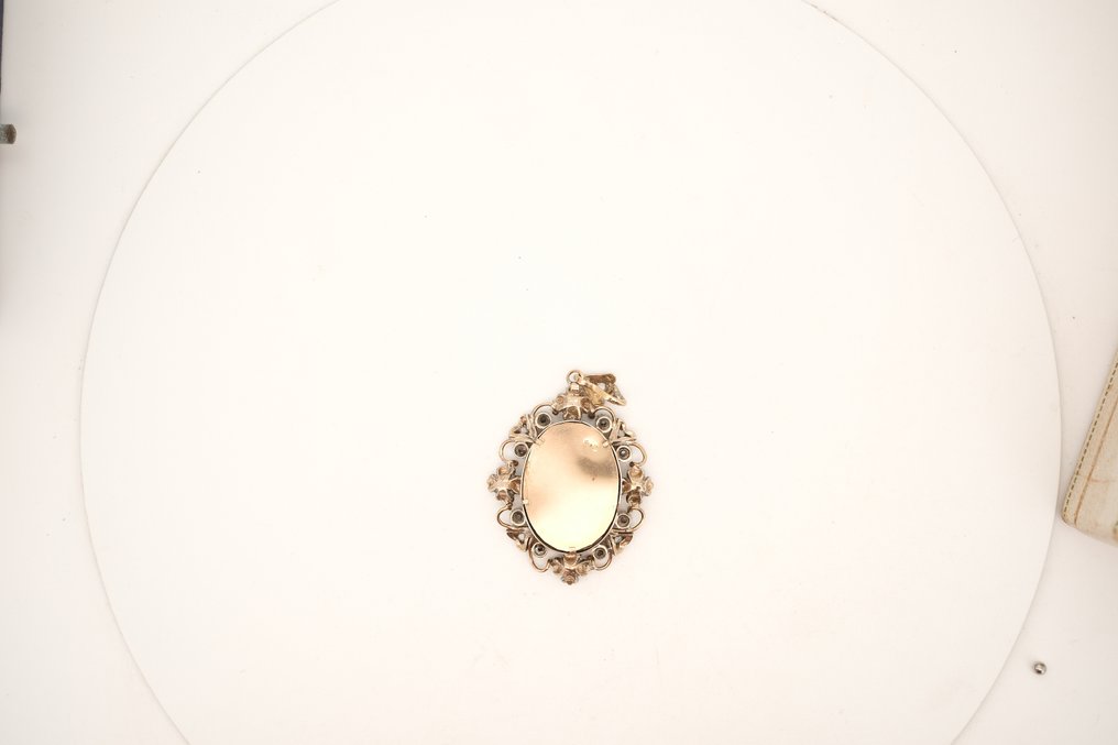 Hanger - 19.2 kt. Geel goud - Pearl #2.1