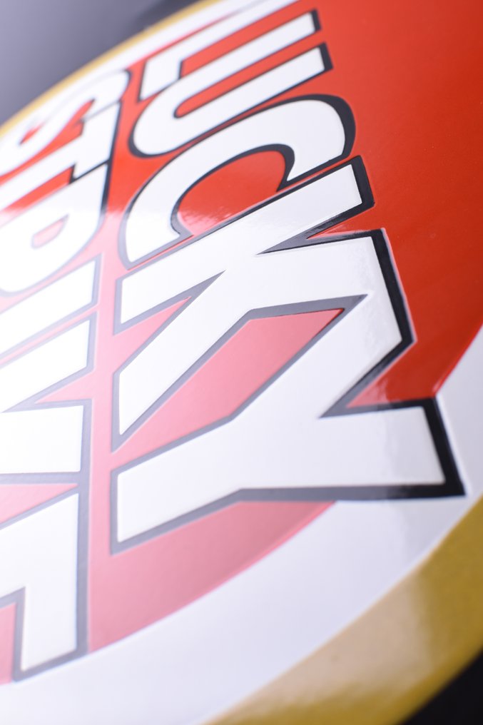 珐琅标志 - XL Lucky Strike;商业搪瓷招牌;漂亮/光亮;手工品质;独家 - 搪瓷 #3.2