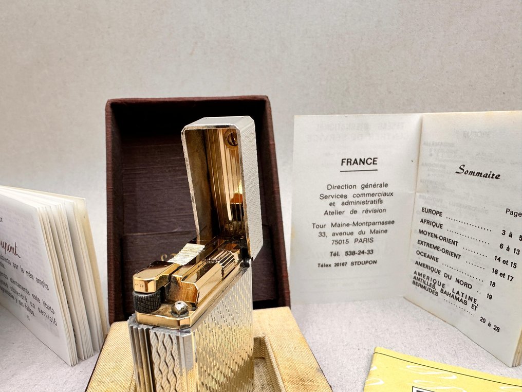 S.T. Dupont - Line 1 Short - Öngyújtó - Ezüsttányér #4.3