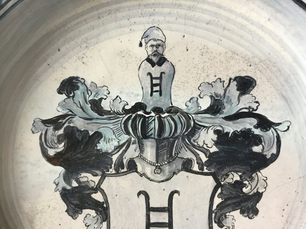 盘子 - 陶瓷 - Sollinger 徽章家族标志 #3.2