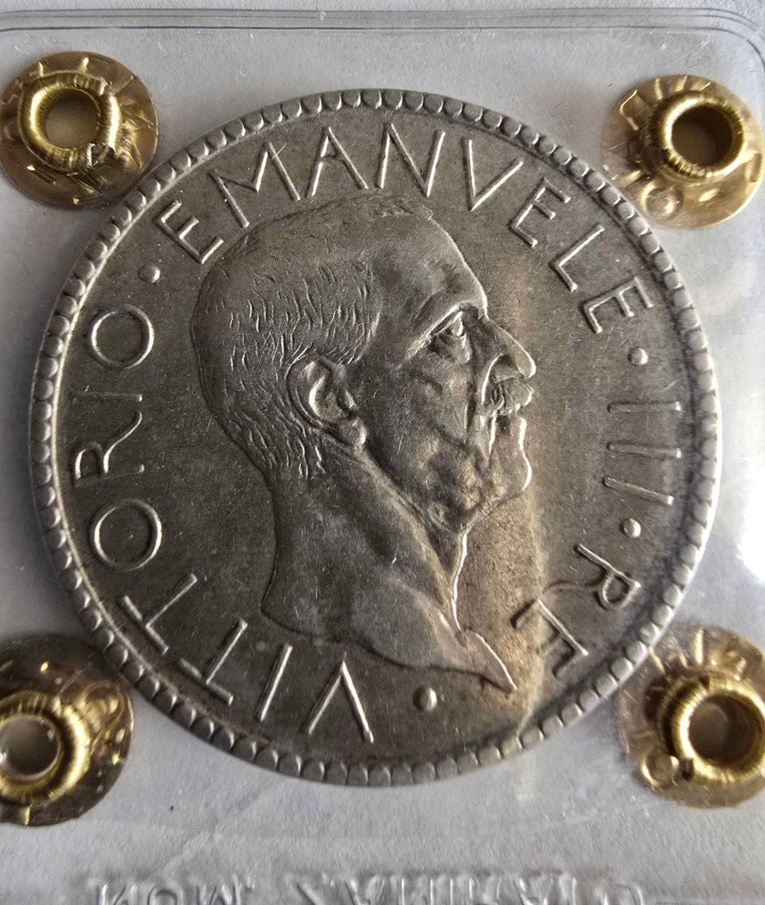 義大利王國 Vittorio Emanuele III. 20 Lire 1928 "Littore" #1.0