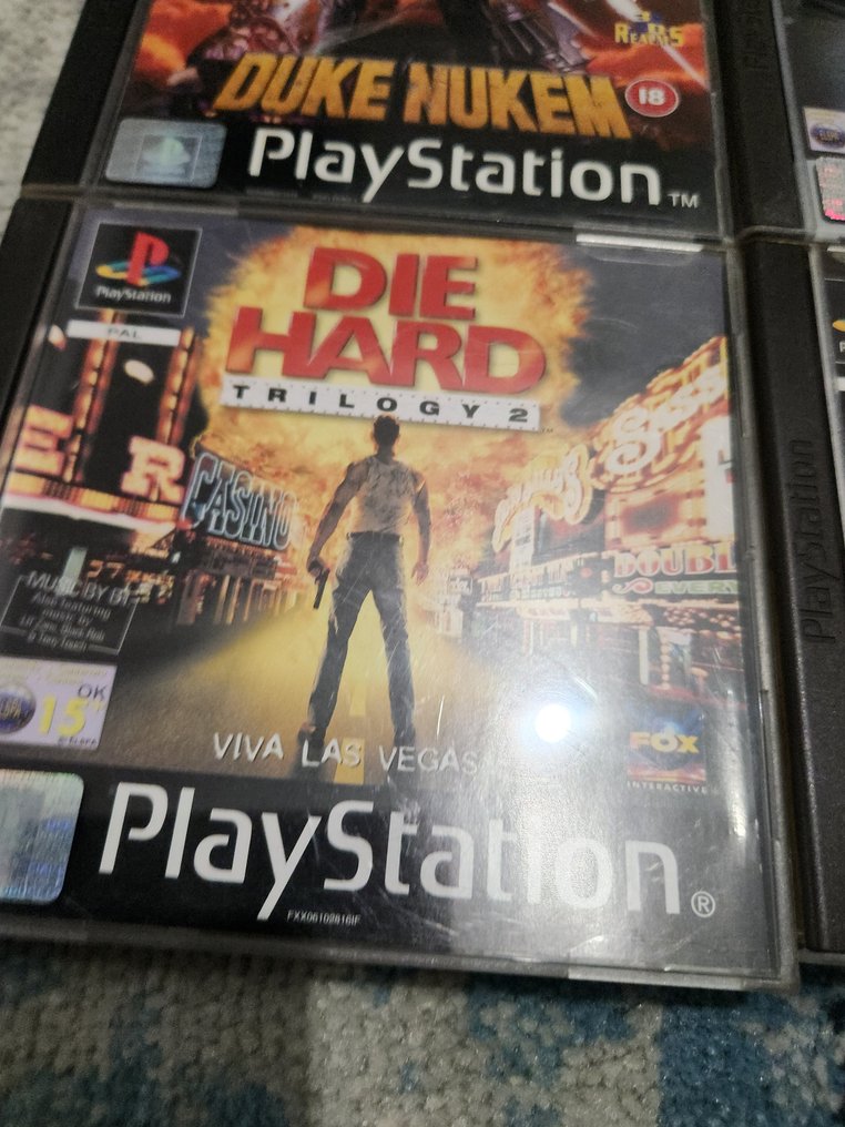 Sony - Playstation 1 (PS1) - with 4 Games & Gun & 1 Controller - Tv-spelskonsol + spel #2.1