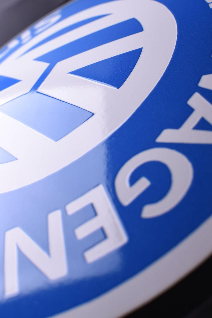 VW heritage logo; "since 1949"; quality; handmade; 300mm; enamel sign; endures lifetime - Emailleschild - Emaille #4.3
