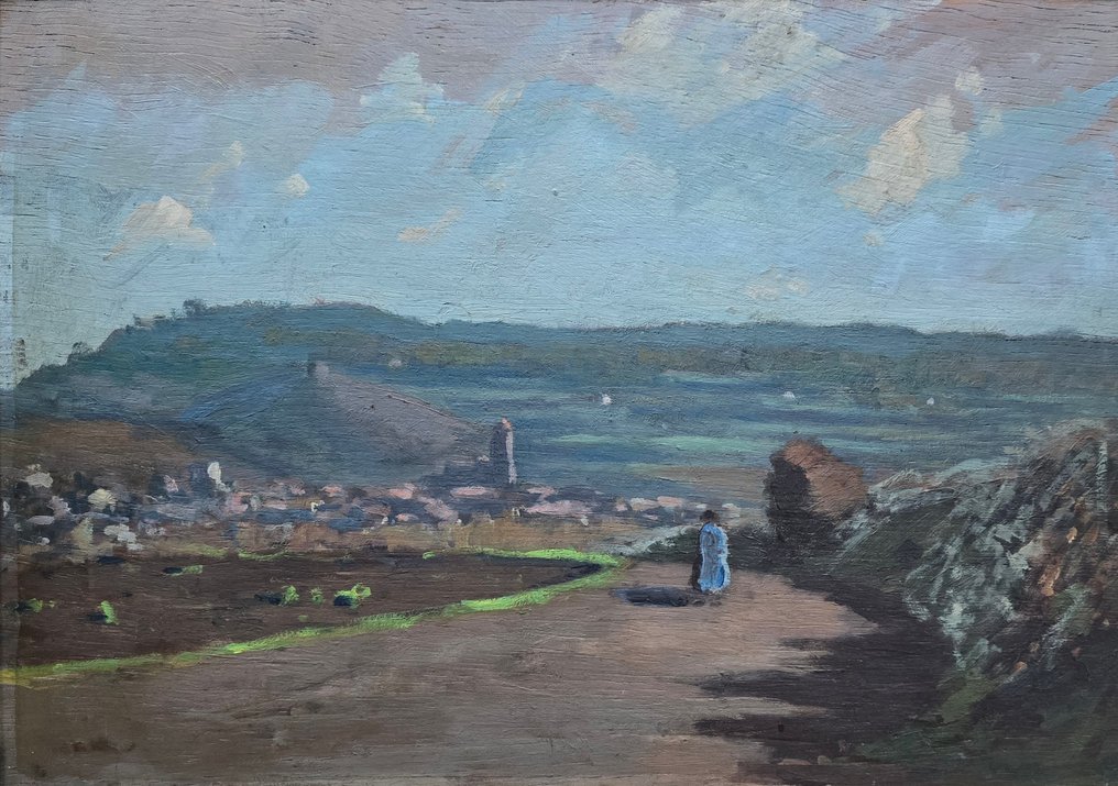 École Catalane (XX) - Vue sur la vallée #1.0