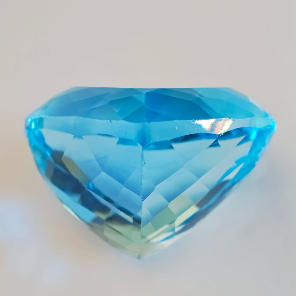 Zonder Minimumprijs Topaas - 82.65 ct - Antwerp Laboratory for Gemstone Testing (ALGT) - Intense Blue Topaz #2.1