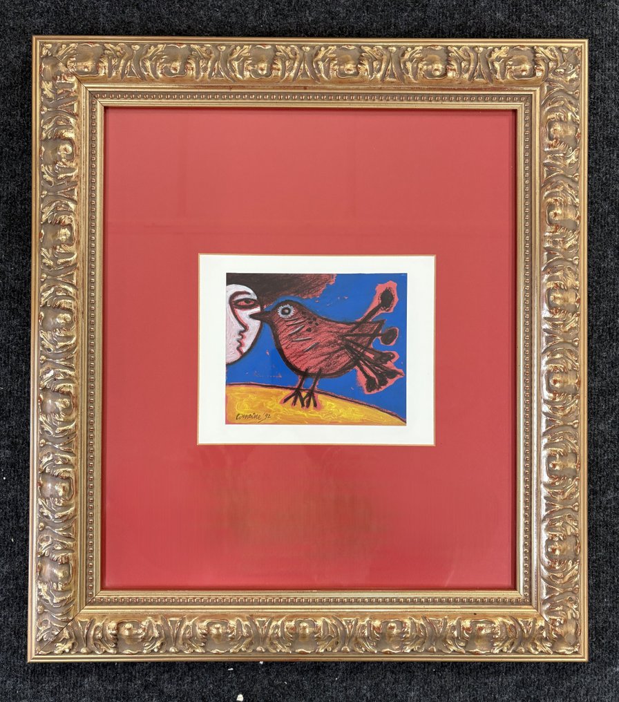 Corneille (1922-2010) - La femme et l’oiseau #1.0