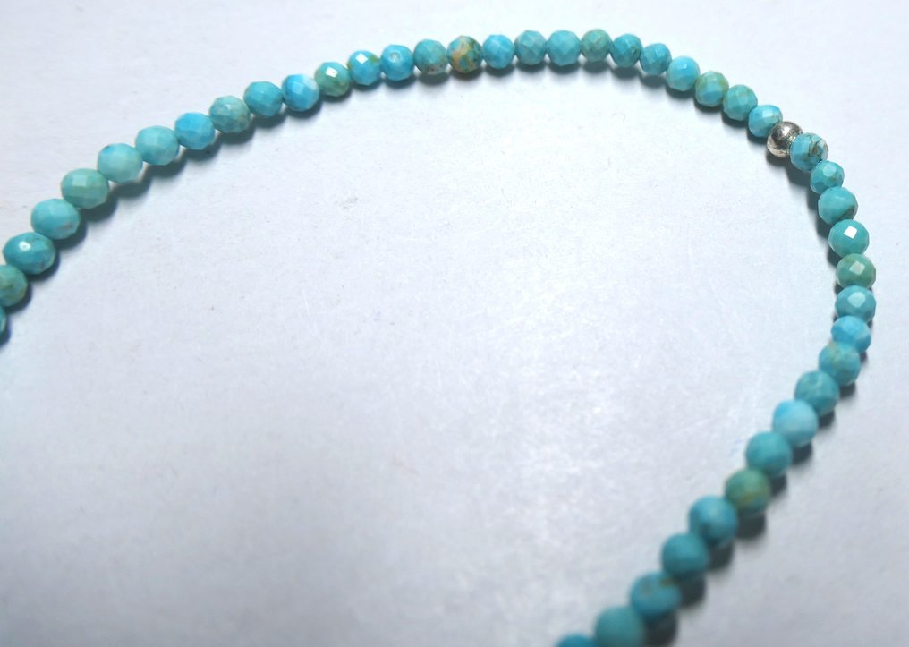Superbo bracciale - turchesi di origini naturali Gioielli- 2.47 g #2.1