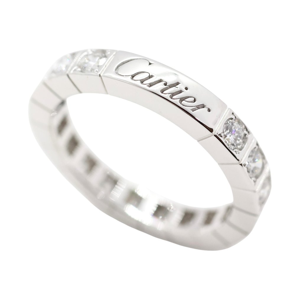 Cartier - Δαχτυλίδι - Lanière Ring - 18 καράτια Λευκός χρυσός - Πλήρης αιωνιότητα #1.0