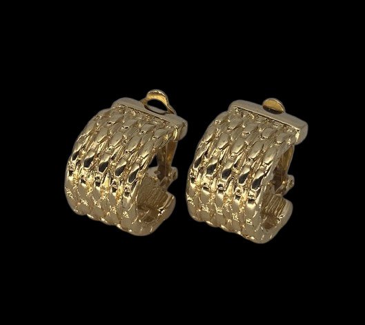 Givenchy - 鍍金 - 耳環 - 1970年代复古 #1.0