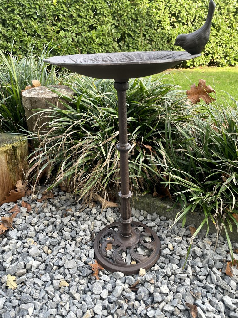  Birdbath - Cast iron - feeding bowl #1.0