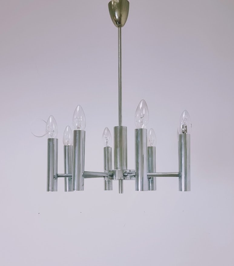 Hanging lamp - Chrome, Metal #1.0