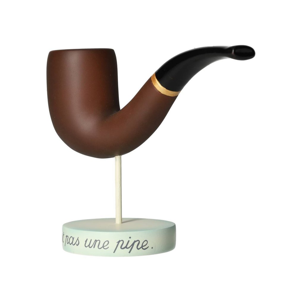 Αγαλματίδιο - Ceci n’est pas une pipe - Ρητίνη #1.0