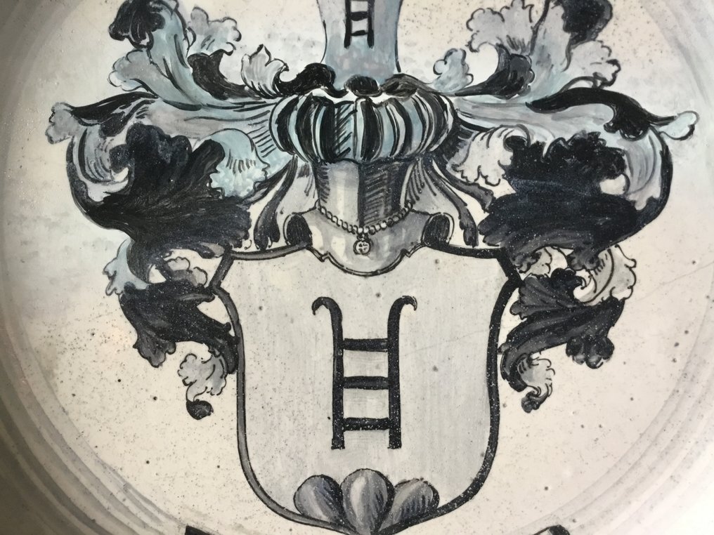 盘子 - 陶瓷 - Sollinger 徽章家族标志 #4.3