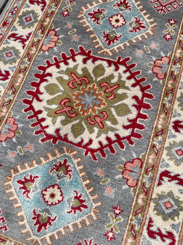 Afghan shawl - new - unused - hand-knotted - wool - new - Carpet - 122 cm - 79 cm #1.0