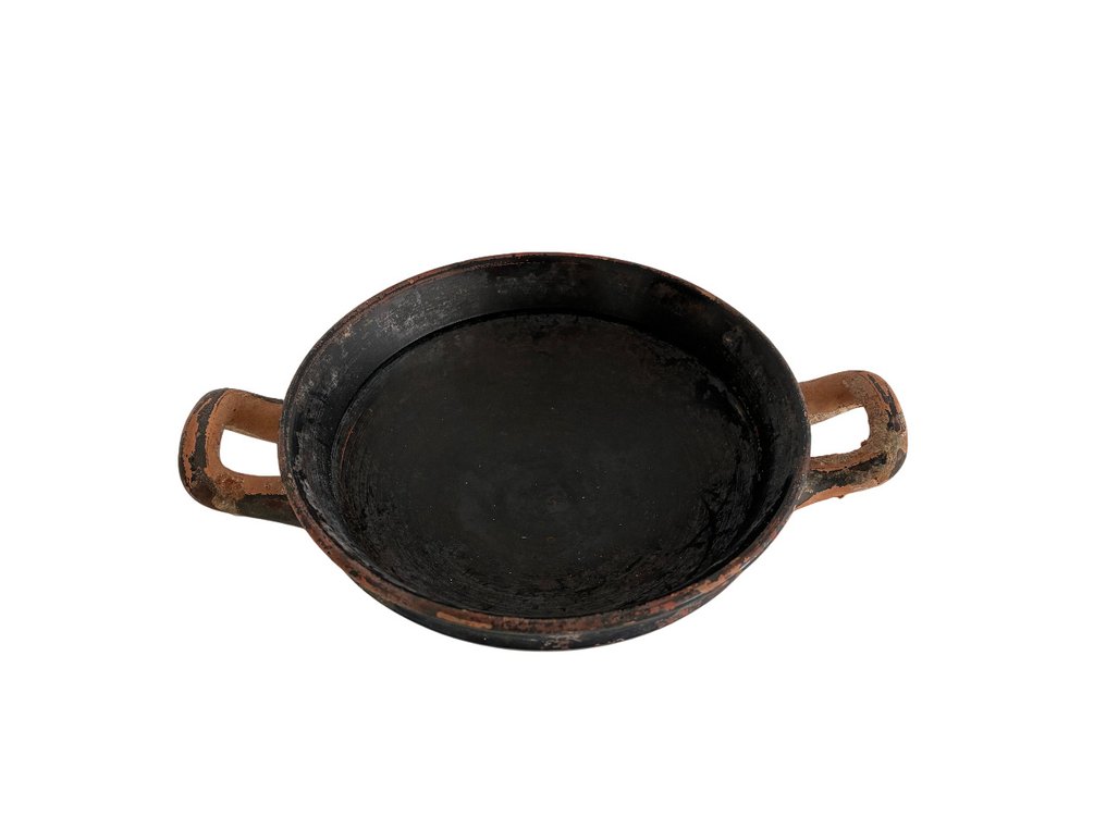 Ancient Greek Terracotta stemless cup with offset rim - 5.8 cm #1.0