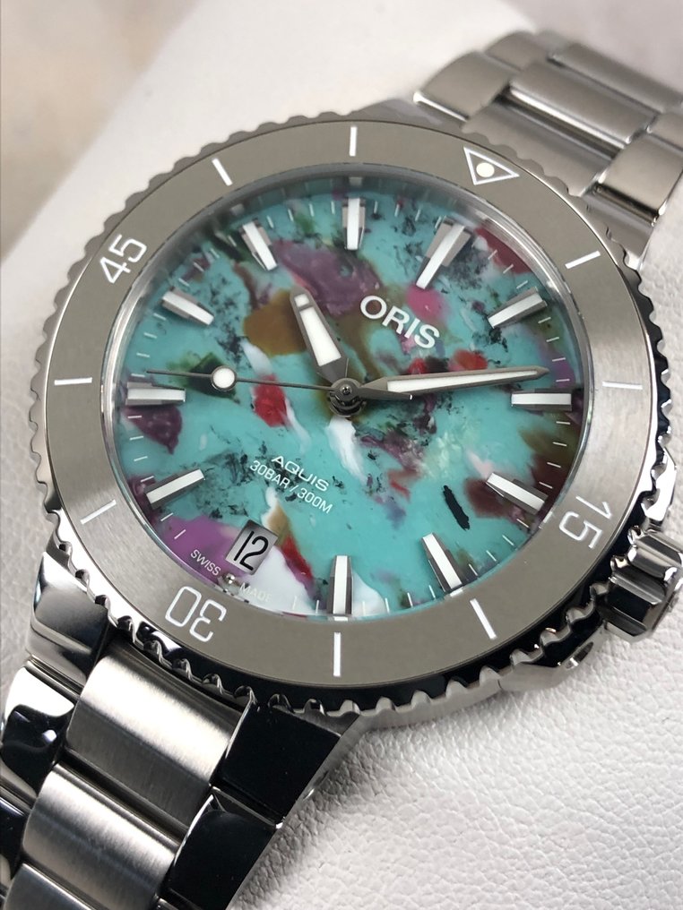 Oris - Aquis Date Upcycle Automatic - 01 733 7770 4150-Set - Unisex - 2020+  #1.0