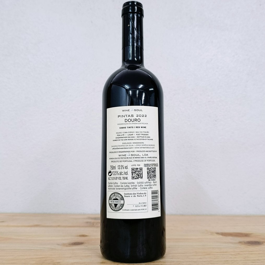 2022 Wine & Soul, Pintas - Douro DOC - 1 Botella (0,75 L) #2.1