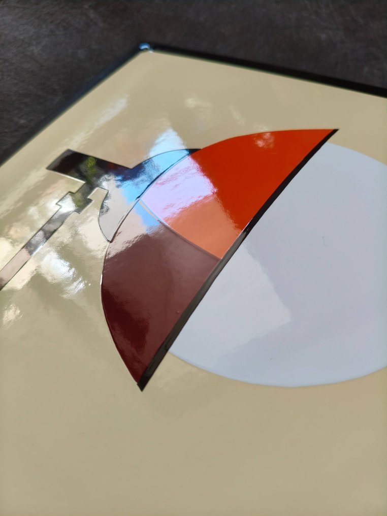 Bauhaus - enamel sign BAUHAUS Emailschild Emaille Schild #1.0