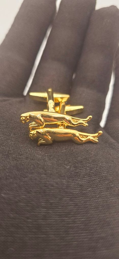 18k gold plated - Cufflinks - JAGUAR #4.3