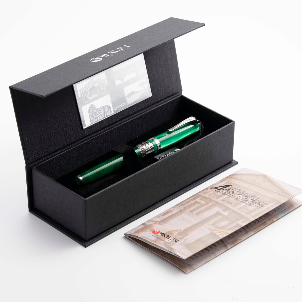 Marlen - Antiche Città Italiane: Venezia Slim - Edizione Speciale in Resina e Argento - Rollerball-Stift #1.0