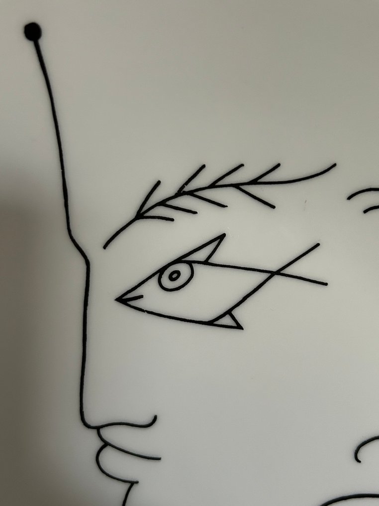 Πιάτο - Πορσελάνη - Πρόσωπο μάτι ψάρι #3.2