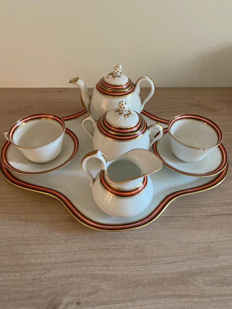 Limoges - Serviço de café (8) - Porcelana - Serviço "Tête à tête" #1.0