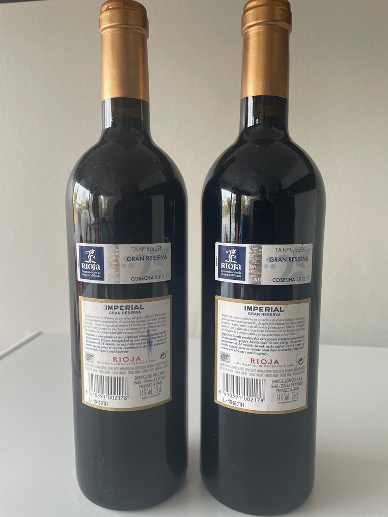 2012 C.V.N.E. Imperial - Ριόχα Gran Reserva - 2 Bottles (0.75L) #1.0