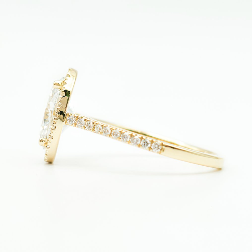 χωρίς τιμή ασφαλείας - Δαχτυλίδι - 14 καράτια Κίτρινο χρυσό -  1.84ct. tw. Διαμάντι (Εργαστηριακής καλλιέργειας) - Διαμάντι - E VS1 IGI #4.3