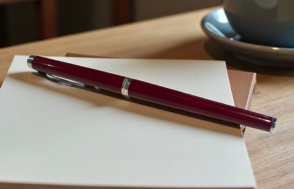 Parker - Parker 180 , Burgundy Laque, MADE IN FRANCE - Zonder minimumprijs - Vulpen #1.0