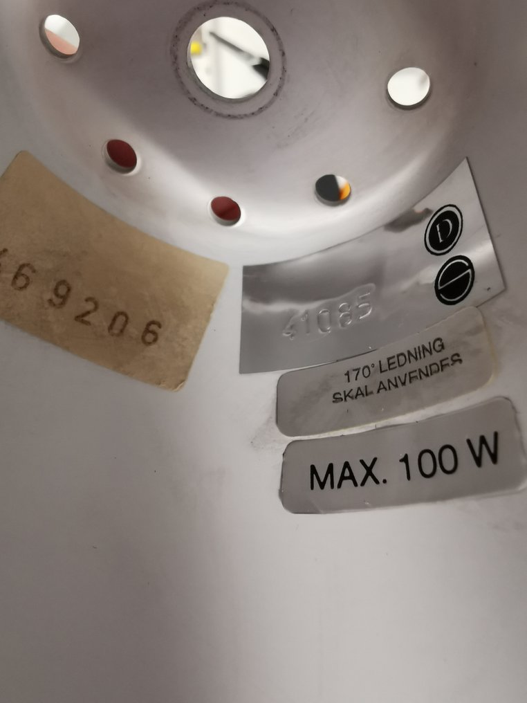 Nordisk Solar - Riippuva lamppu (2) - Työpajalamppu - Metalli #4.3