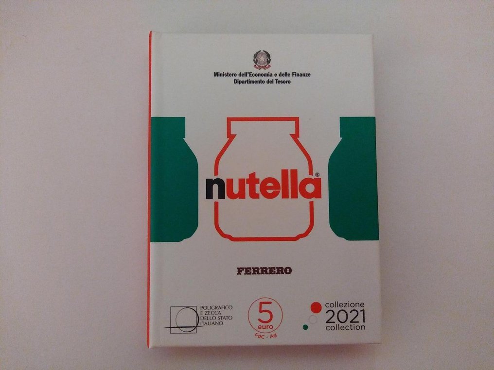 Ιταλία. 5 Euro 2021 "Nutella" (3 monnaies)  (χωρίς τιμή ασφαλείας) #1.0