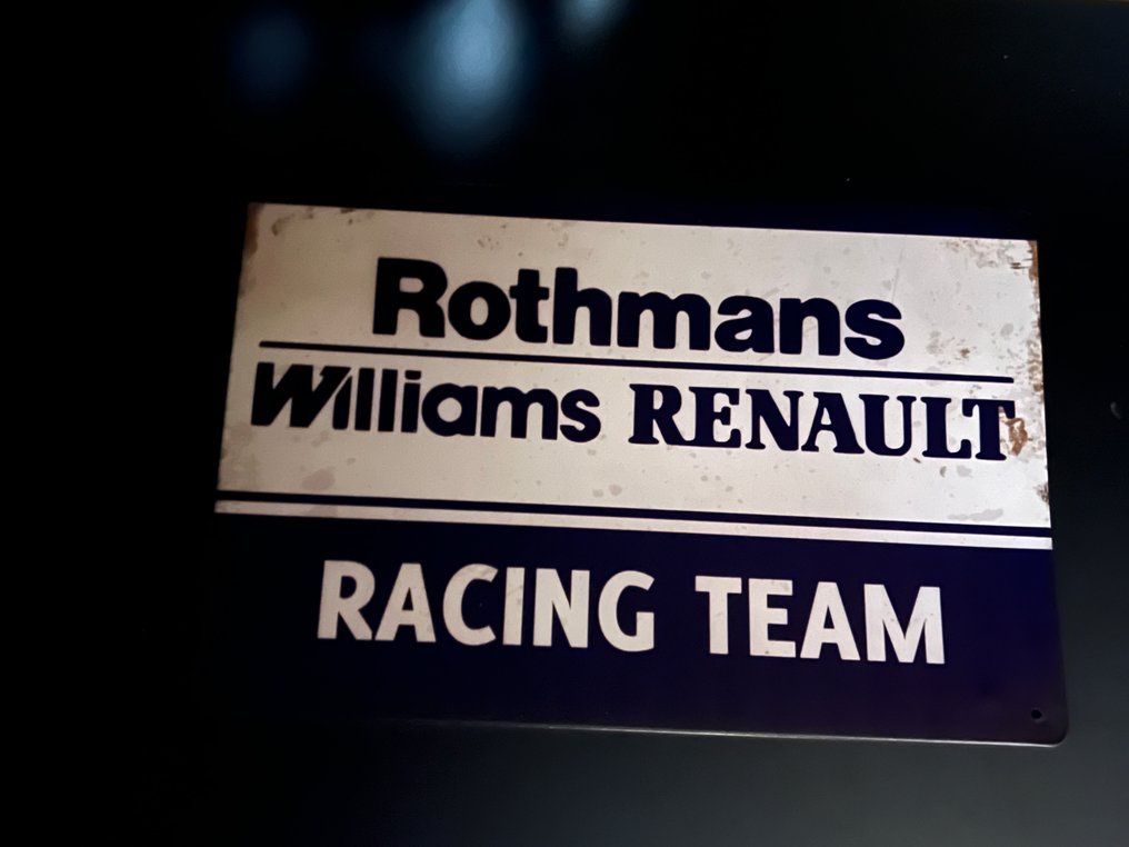 Williams Racing Team 广告牌 - 標誌 - 鐵 #1.0