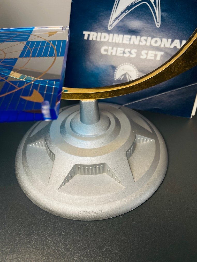 Franklin Mint - Zestaw szachowy - Star Trek 3 D Chess Set - Pozłacane i srebrzone #3.2
