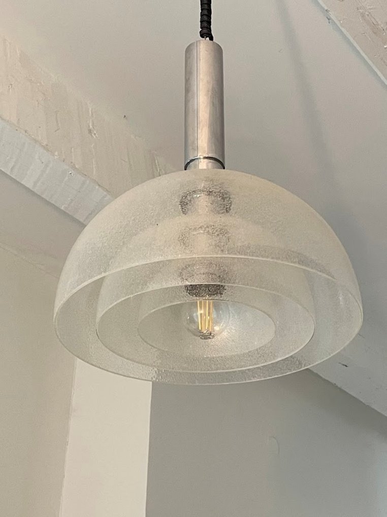 Mazzega - Carlo Nason - Πολυέλαιος - Γυαλί, Μέταλλο, Χρώμιο #2.1