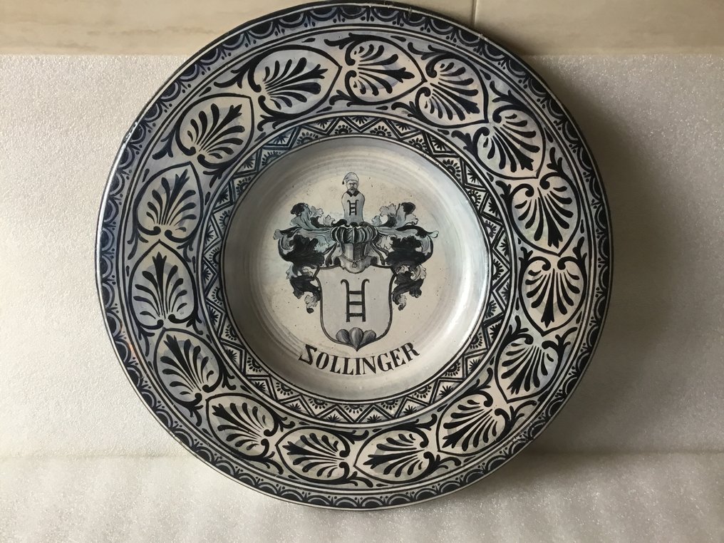 盘子 - 陶瓷 - Sollinger 徽章家族标志 #1.0