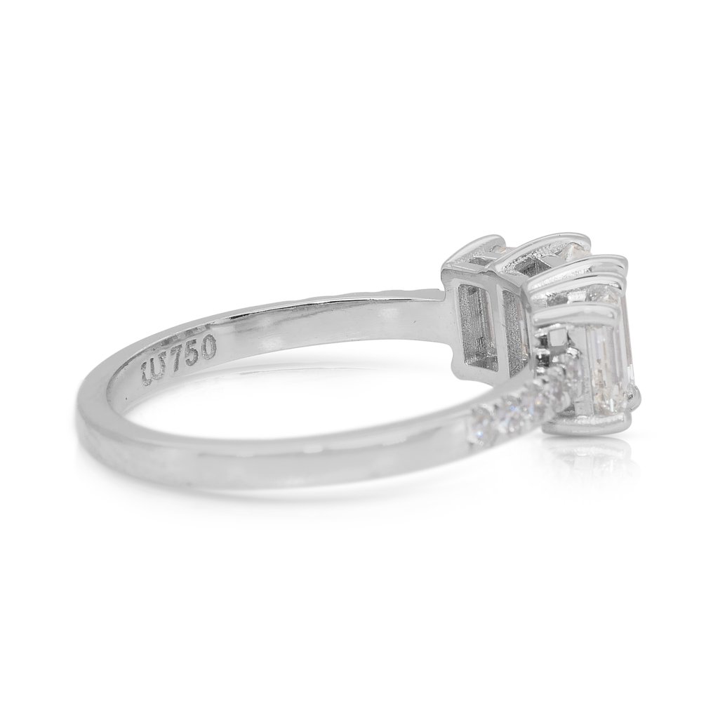 Ring - 18 karaat Witgoud -  1.85ct. tw. Diamant (Natuurlijk) - Diamant #4.3
