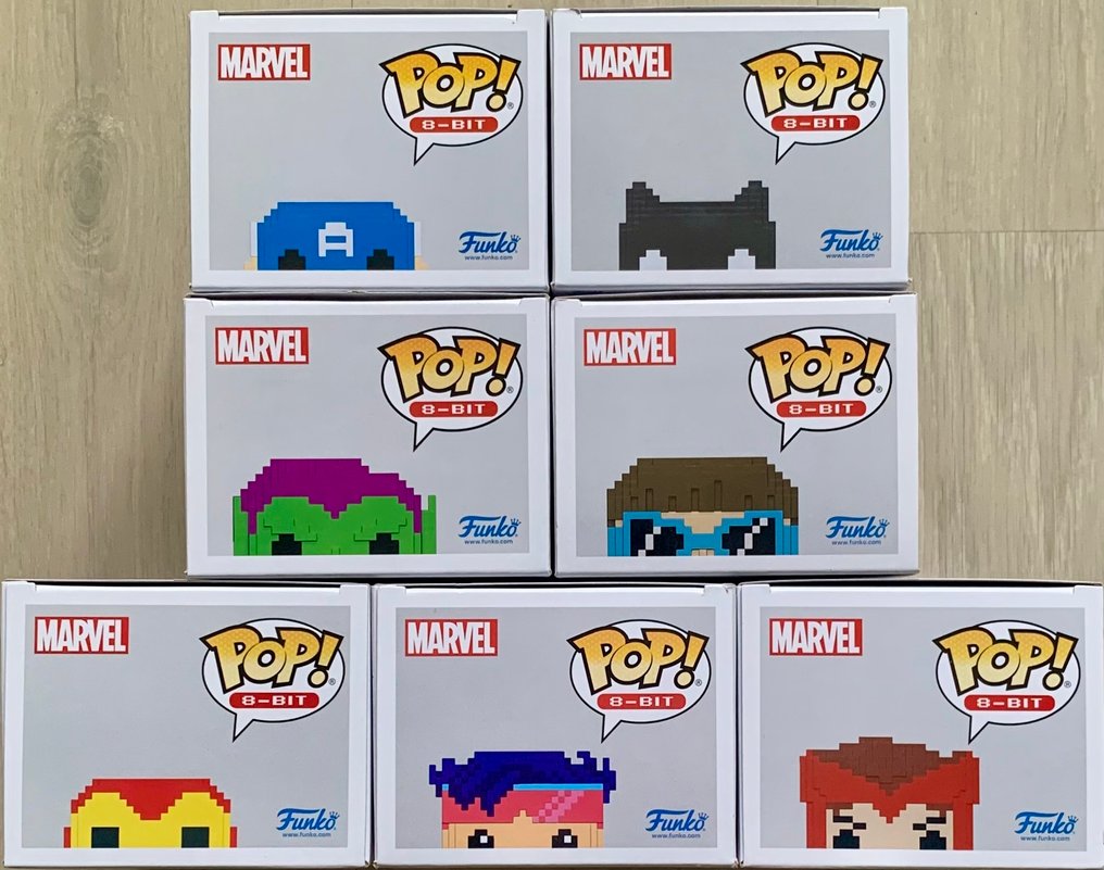 Funko Pop! - Statuetta - 7x Marvel [8-Bit] Special Editions - Plastica #4.3