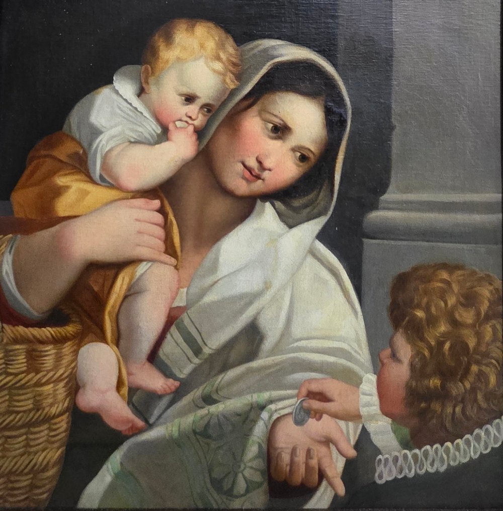 Italian school (XIX) - La carità #1.0