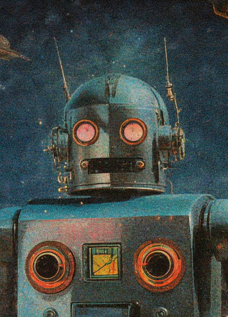 Collectibles & Co - Retro-Futuristic Style - “Tin Robot In The Megacity” by Collectibles & Co (1/5) #1.0